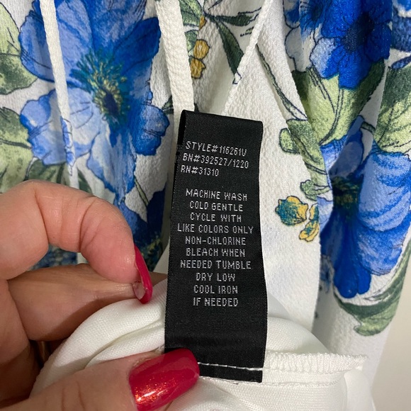 Royal Blue & White Summer dress! 
Beautiful bright colors.
Never worn w tags - Picture 8 of 10